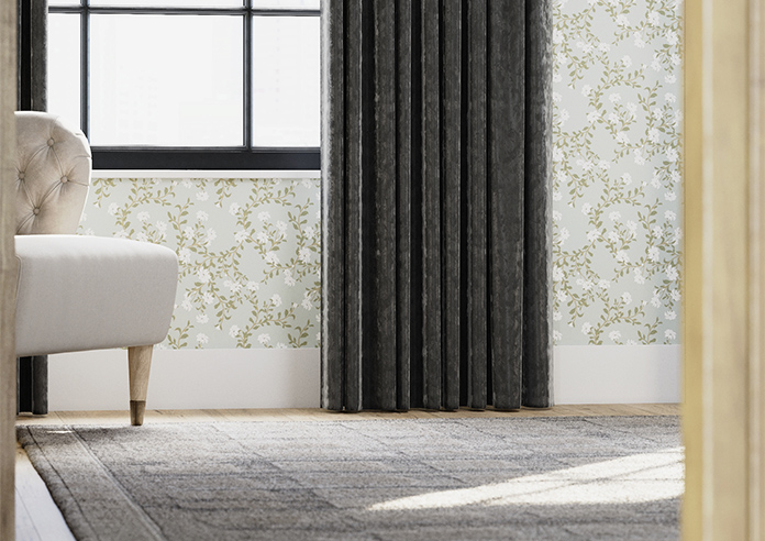 Crushed Velvet, Steel - Made to Measure Curtains - Image 5